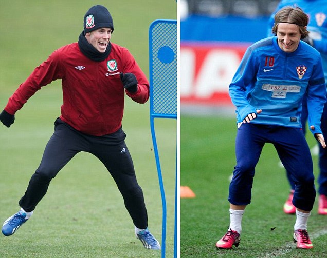 Laga Bale vs Modric ketika Wales Bertemu Kroasia
